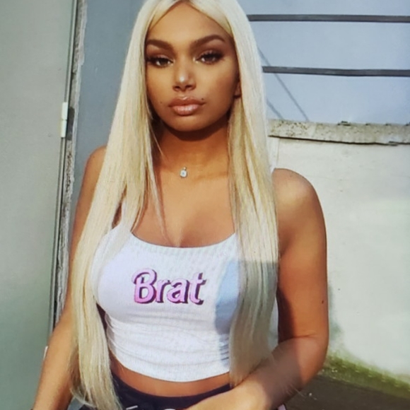 Sugar Thrillz Graphic Print  women's & junior sling tank top - Picture 3 of 8